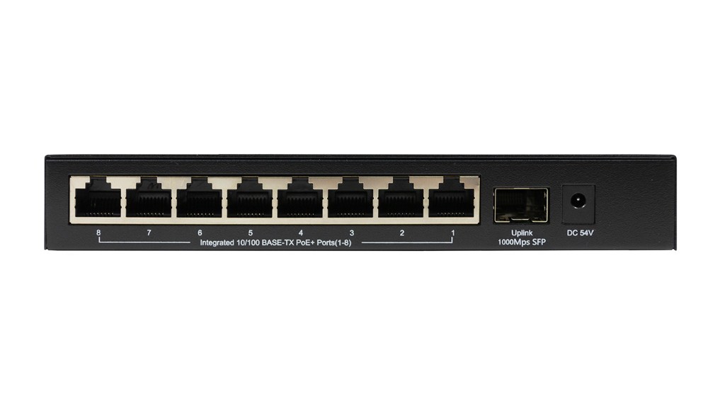 

Коммутатор неуправляемый ORIGO OS1209P/80W/A1A 8x100Base-TX PoE, 1x1000Base-X SFP, PoE Budget 80W, metal case, OS1209P/80W/A1A
