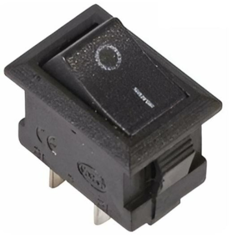 Изображение товара Выключатель Rexant 36-2010 клавишный черный для электрических цепей 250В