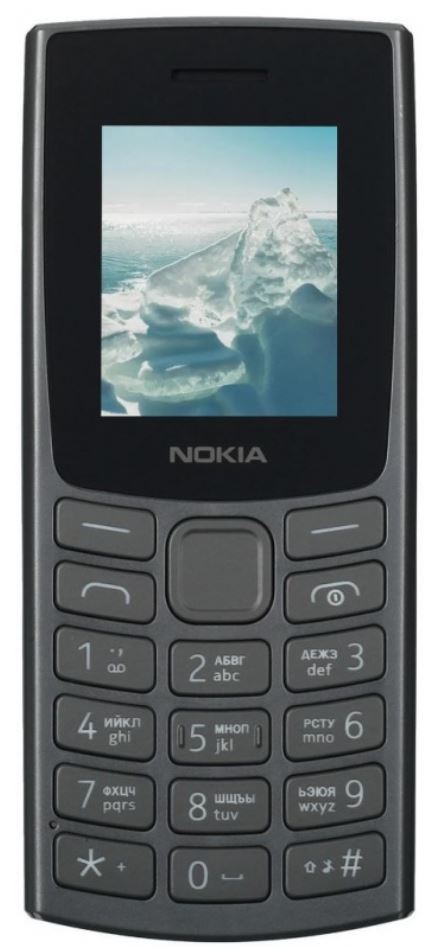 

Мобильный телефон Nokia 105 Dual SIM TA-1557 1GF019CPA2C03 Charcoal, 105 Dual SIM TA-1557
