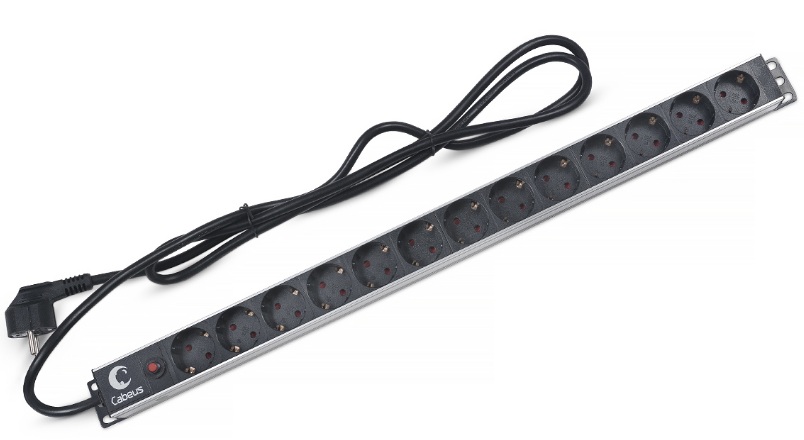 фото Блок розеток 19, 13 розеток  Cabeus PDU-13P-F-2EU