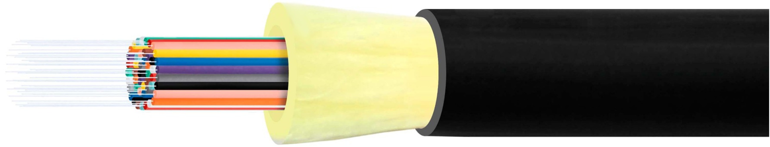 

Кабель волоконно-оптический 50/125, 48 волокон TELCORD FK-D-IN/OUT-504-48-HFFR-BK распределительный (Distribution), универсальный (IN/OUT), MM (OM4),, FK-D-IN/OUT-504-48-HFFR-BK