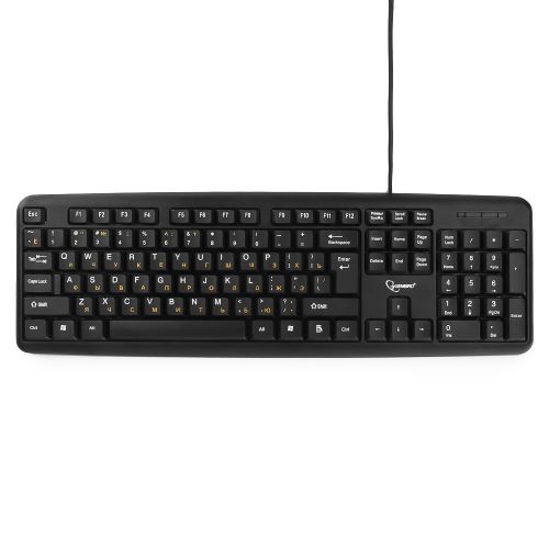 

Клавиатура Gembird KB-8320U черная, USB, 104 клавиши, KB-8320U