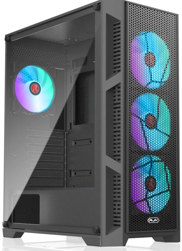 

Корпус ATX Raijintek ARCADIA III -MS4 0R20B00247 черный, без БП, боковая панель из закалённого стекла, 2*USB 2.0, 2*USB 3.0, ARCADIA III -MS4