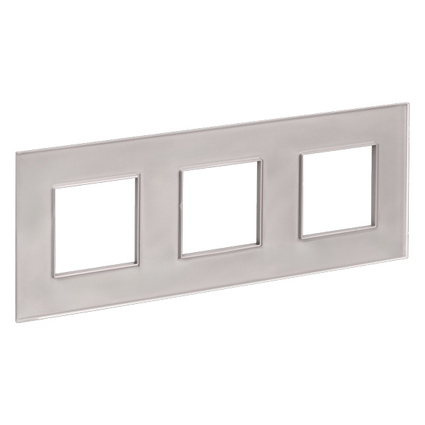 

Рамка тройная IEK SK-M32-G-K37 SKANDY SK-F23Sh стекло шампань, SK-M32-G-K37