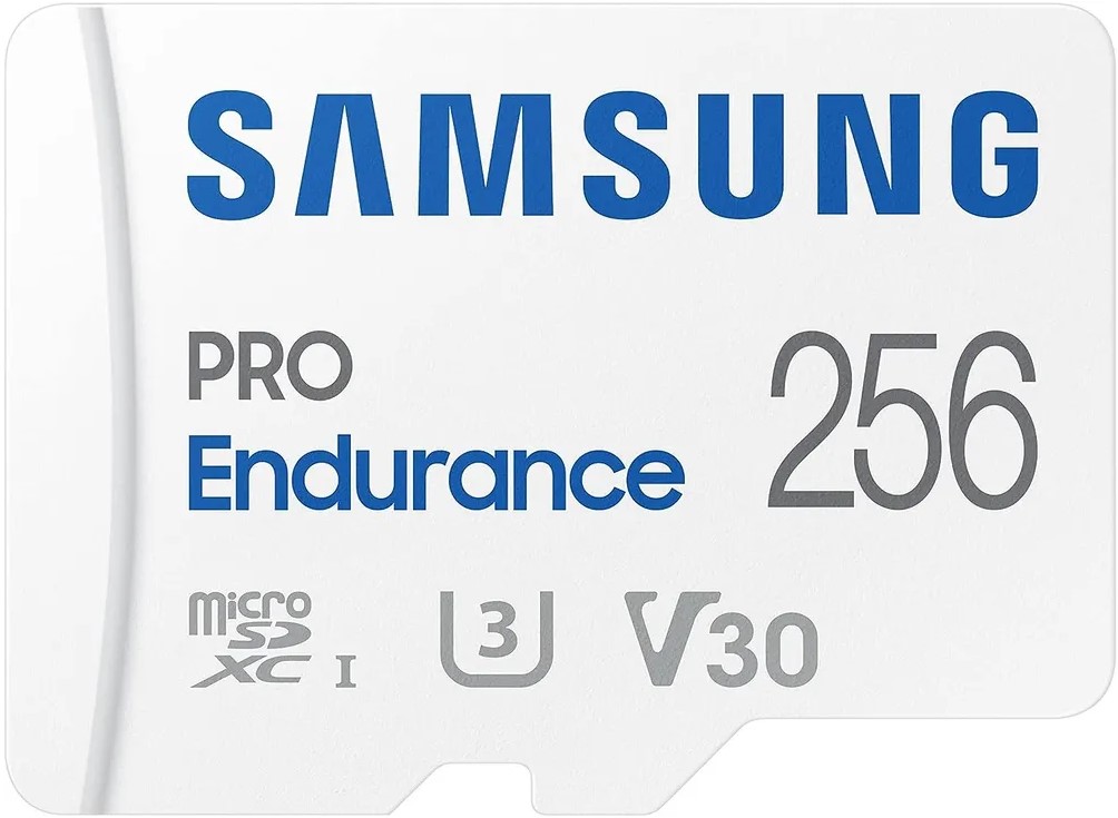 

Карта памяти MicroSDXC 256GB Samsung PRO Endurance для видеорегистратора Class 10, UHS-I, 30 MB/s, PRO Endurance