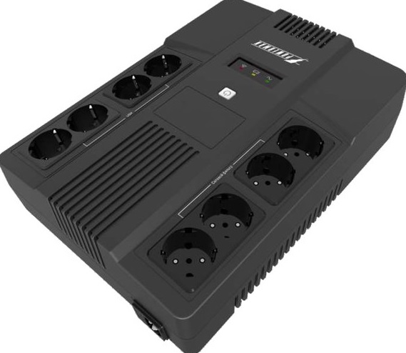 

Источник бесперебойного питания Powerman BRICK 1000 6117369 Line-Interactive 600W/1000VA (946656), BRICK 1000