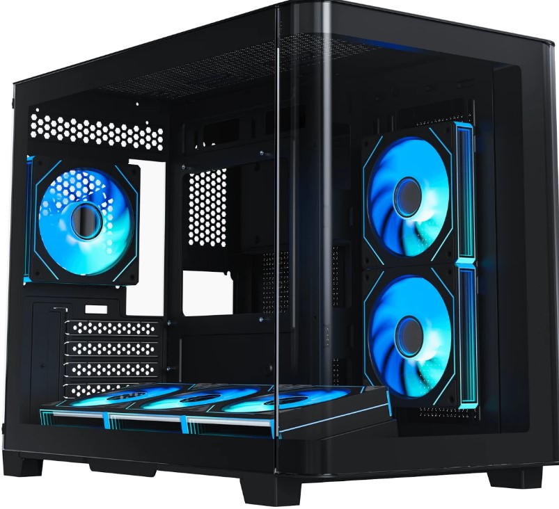 

Корпус mATX Xastra QR500M 6ARGB-FM-C10-UC черный, без БП, USB Type-C, QR500M 6ARGB-FM-C10-UC