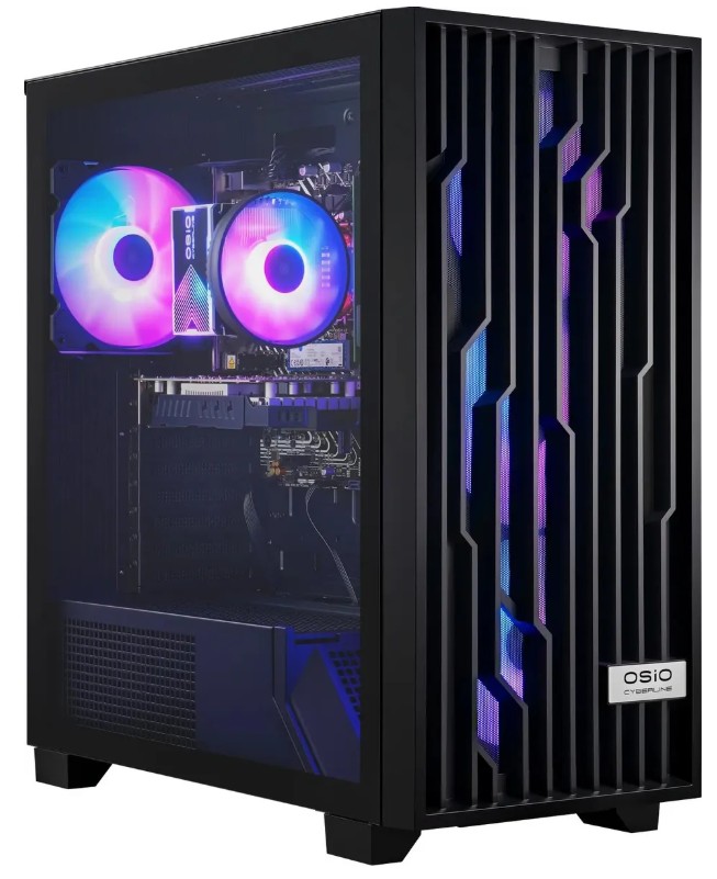 

Компьютер OSIO B59i С59I-001B i5-12400F/16GB/1TB SSD/RTX 3050 6GB/GbitEth/550W/noOS/black, B59i