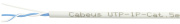 фото Кабель витая пара U/UTP 5e кат. 1 пара  Cabeus UTP-1P-Cat.5e-SOLID