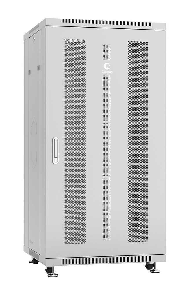 

Шкаф напольный 19", 27U Cabeus ND-05C-27U60/80 600x800x1388mm (ШхГхВ) передняя и задняя перфорированные двери, ручка с замком, цвет серый (RAL 7035), ND-05C-27U60/80
