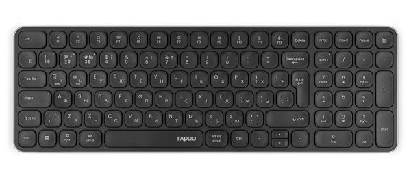 Изображение товара Беспроводная клавиатура Rapoo E9310M английская с Bluetooth, черная