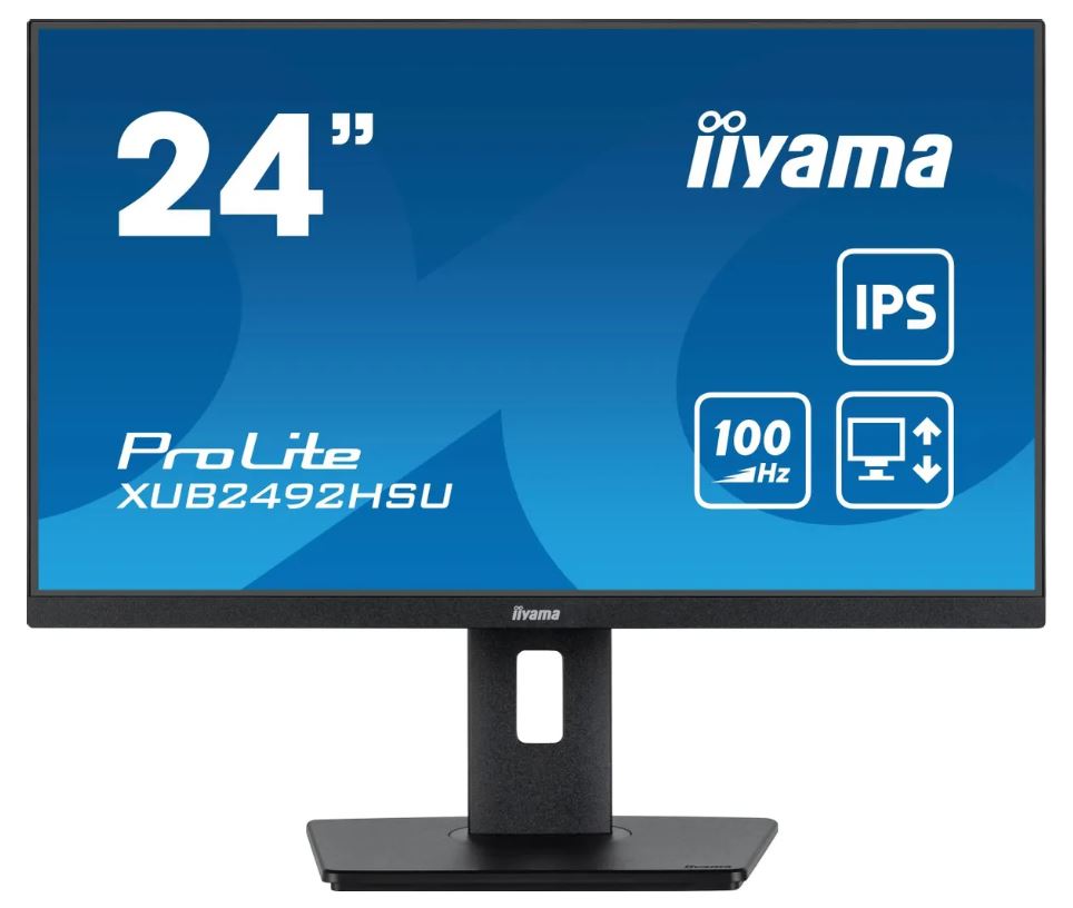 

Монитор 23,8" Iiyama XUB2492HSU-B6 ProLite черный IPS LED 0.4ms 16:9 HDMI M/M матовая HAS Piv 1000:1 250cd 178гр/178гр 1920x1080 100Hz DP FHD USB, XUB2492HSU-B6