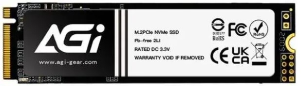 

Накопитель SSD M.2 2280 AGI AGI4T0G44AI828-CB 4TB, 7400/6300MB/s, TBW 3000, MTBF 2M, AGI4T0G44AI828-CB