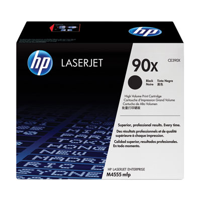 

Картридж HP 90X CE390X для принтера LaserJet M4555MFP/M602/M603 черный 24 000 стр, 90X