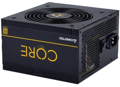 Изображение товара Блок питания Chieftec CORE 500W с эффективностью 80 Plus GOLD и активным PFC