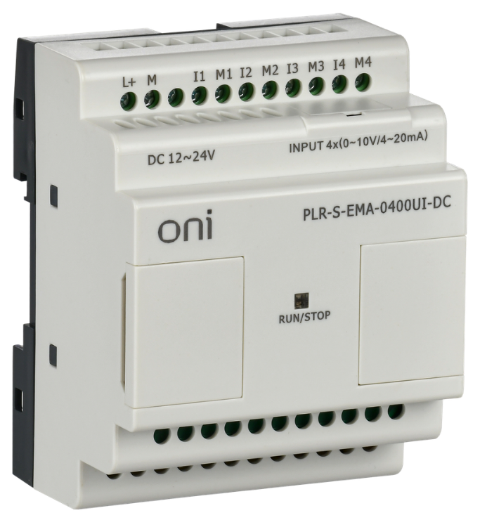 

Реле ONI PLR-S-EMA-0400UI-DC логическое PLR-S. Модуль расширения 4 каналами аналогового входа (0-10В/0..20мА). Напряжение питания 12-24 В DC, PLR-S-EMA-0400UI-DC