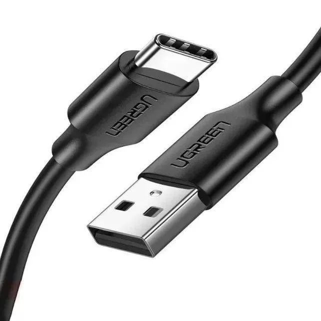 

Кабель UGREEN US287 USB 2.0 to USB-C Cable Nickel Plating. Длина: 0,5 м. Цвет: черный, US287