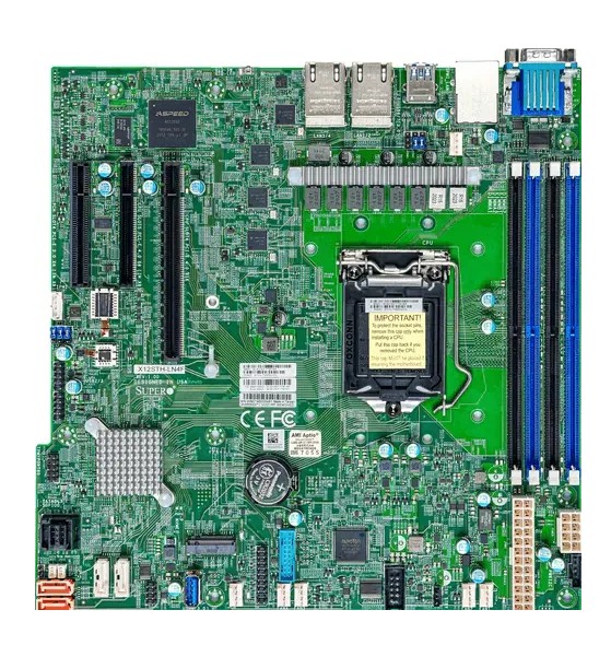 Материнская плата,Supermicro,MBD-X12STH-LN4F-B