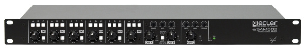 Изображение товара Микшер Ecler eSAM603 6 входных каналов профессиональный аудиокоммутатор