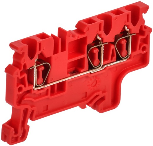 

Клемма пружинная IEK AF-CT42-00-3-K04-002 CX2.5-3 трехконтактная красная ARMAFIX, AF-CT42-00-3-K04-002