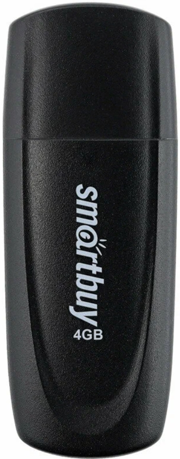 

Накопитель USB 2.0 4GB SmartBuy SB004GB2SCK Scout чёрный, SB004GB2SCK