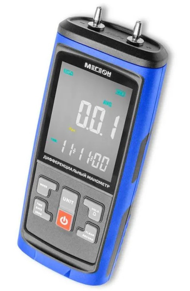 Изображение товара Цифровой дифференциальный манометр МЕГЕОН 51004 профессиональный