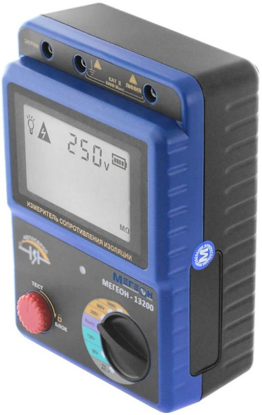 Изображение товара Измеритель сопротивления изоляции МЕГЕОН 13200 до 19900 МОм