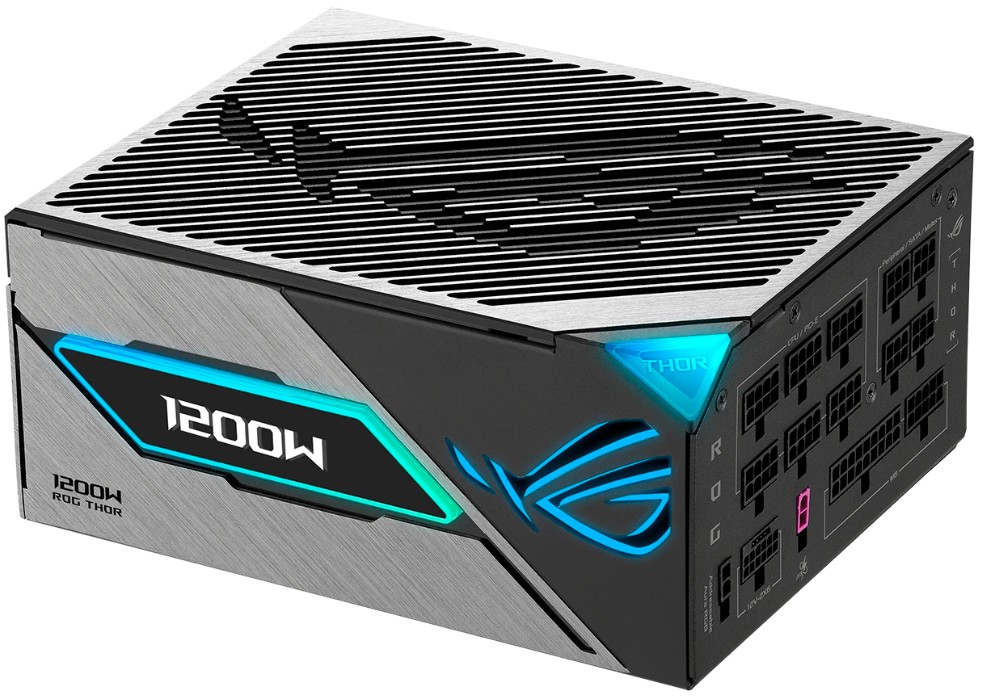 

Блок питания ATX ASUS ROG-THOR-1200P3-GAMING 90YE00V2-B0NA00 1000W, 80+ Platinum, 12VHPWR, full modular, ROG-THOR-1200P3-GAMING