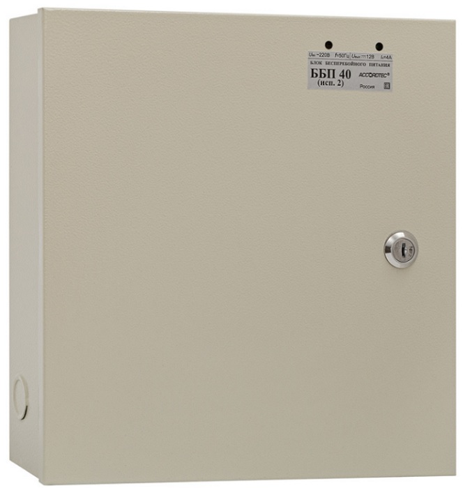 

Источник бесперебойного питания AccordTec ББП-40 исп.2, ББП-40 исп.2