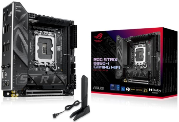 Изображение товара Материнская плата ASUS ROG STRIX B860-I GAMING WIFI Mini-ITX с поддержкой DDR5
