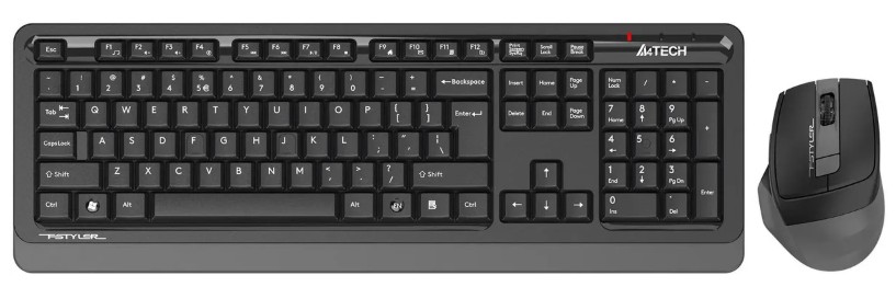 

Клавиатура и мышь Wireless A4Tech Fstyler FG1035 клав:черный/серый мышь:черный/серый USB Multimedia (1919528), Fstyler FG1035