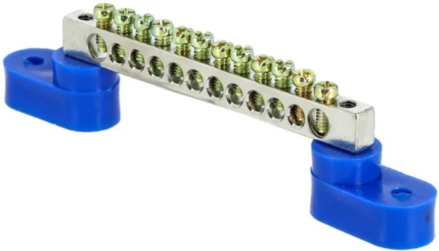 

Шина EKF sn1-63-12 PEN "ноль-земля" (6x9мм) 12 отв. цинк крепеж по центру, sn1-63-12