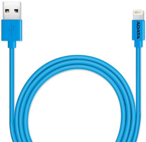 Изображение товара Кабель ADATA AMFIPL-100CM-CBL Lightning для зарядки и синхронизации
