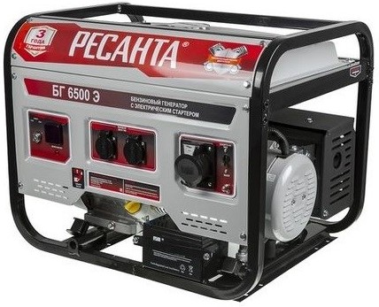 

Генератор бензиновый Ресанта БГ 4000 Р 64/1/44, БГ 4000 Р
