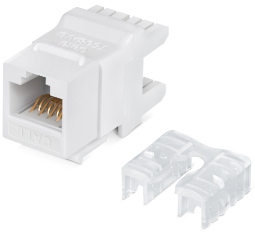 Изображение товара Модуль Cabeus KJ-RJ45-Cat.6-180 для сетевых кабелей RJ45