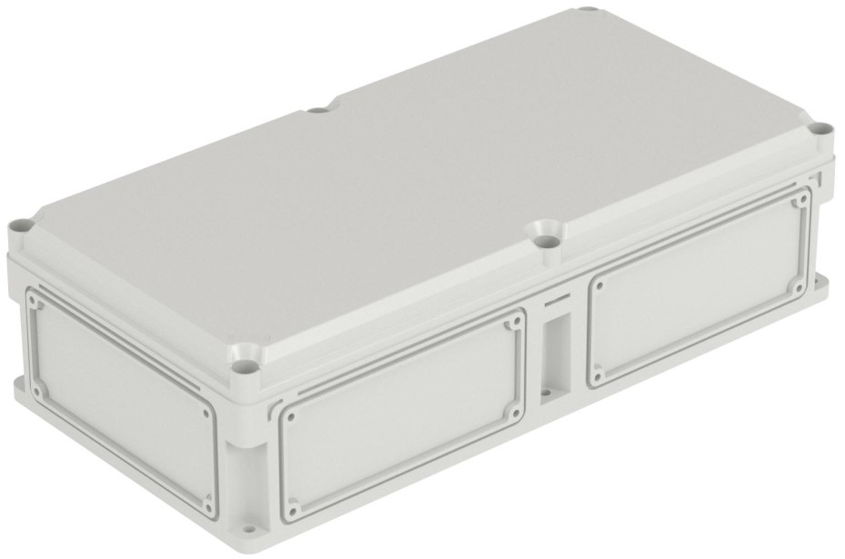 

Корпус DKC 563310 без МП 600х300х160 мм, с фланцами, непрозрачная крышка высотой 35 мм, IP67, "RAM box", 563310