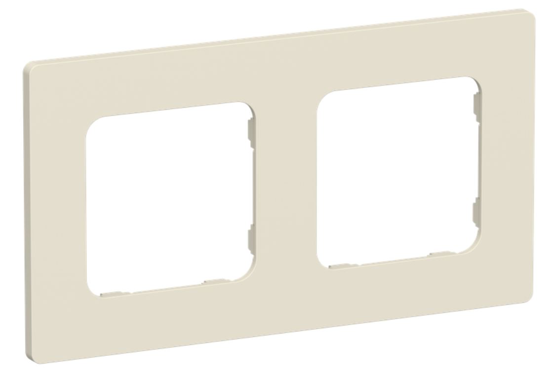 

Рамка двойная IEK FI-M22-32-20-K86 FLITE РУ-2-К-ФлСл сливочный, FI-M22-32-20-K86