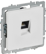 фото Розетка компьютерная  IEK BR-K10-1-K91