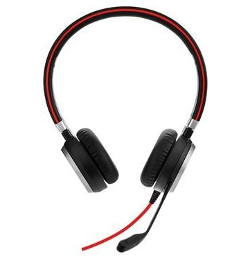 Изображение товара Гарнитура Jabra Evolve 40 MS Duo накладная проводная с микрофоном