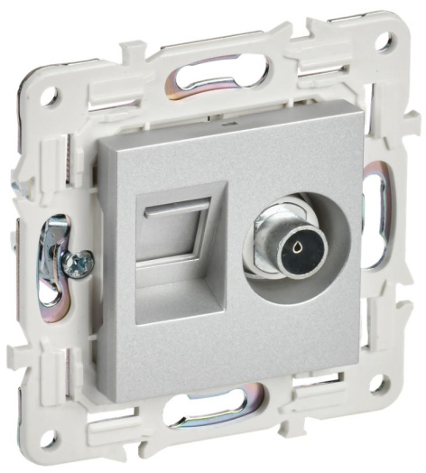 Изображение товара Розетка IEK SK-AK20-2-K23 встраиваемая 2 гнезда надежная