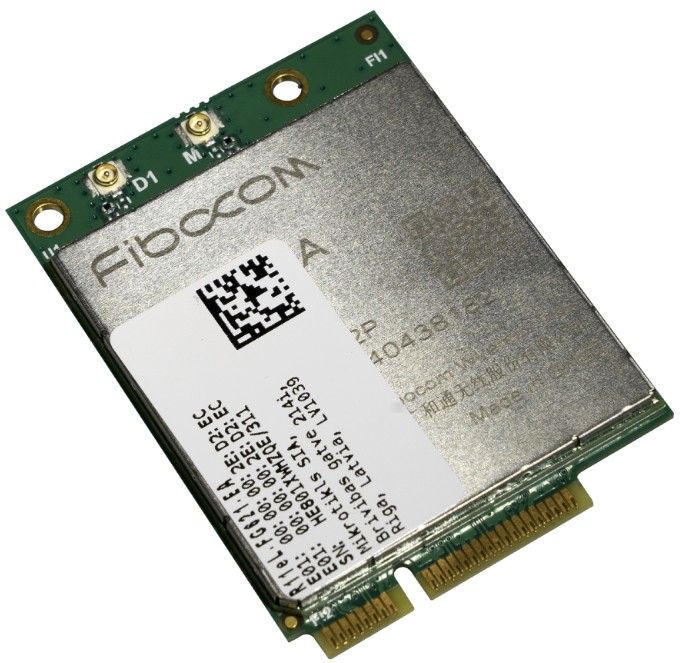 

Плата Mikrotik R11eL-FG621-EA 3G/4G/LTE miniPCi-e card with 2 x u.FL connectors for International bands 1/3/5/7/8/20/28/38/40/41, CAT6, R11eL-FG621-EA