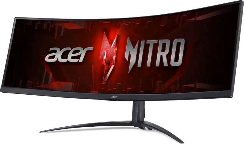 

Монитор 45" Acer Nitro XZ452CUVbemiiphuzx UM.MX2CD.V01 5120x1440 LED, 32:9, VA, 450cd, 3000:1, 100M:1, 1ms, 178/178, DP, 2*HDMI, 165Hz, Speakers, curv, Nitro XZ452CUVbemiiphuzx
