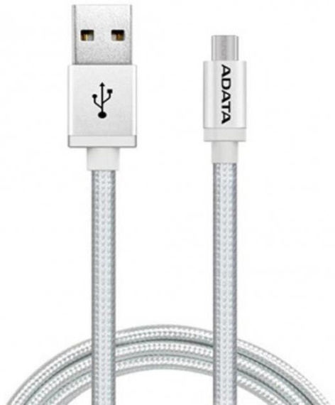 Изображение товара Кабель ADATA AMUCAL-200CMK-CSV Micro USB 2 м для зарядки и синхронизации