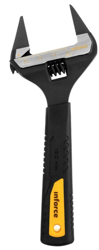 

Ключ разводной Inforce 06-05-98 с тонкими губками 150 мм, 06-05-98