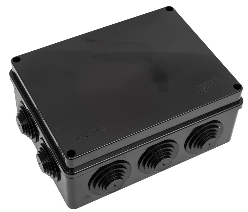 

Коробка распаячная RUVinil 67056Ч Тусо 200х140х75мм УХЛ1 цвет: черный, 67056Ч