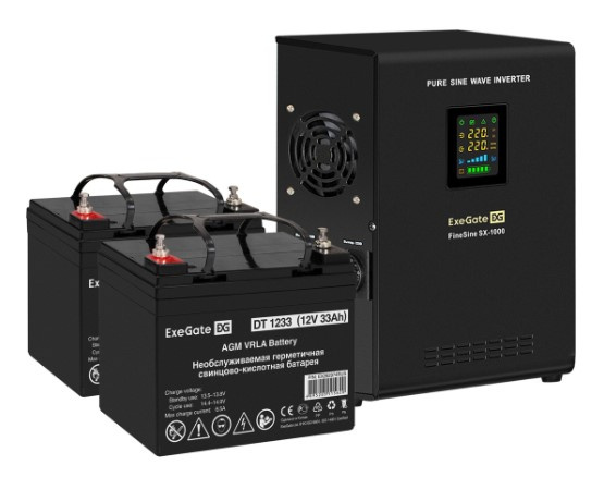 фото Комплект  Exegate FineSine SX-1000.LCD.AVR.2SH в Омске