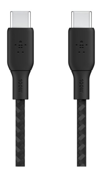 

Кабель Belkin CAB014BT2MBK 100W PD USB-C To USB-C Cable. Длина: 2м. Цвет: черный, CAB014BT2MBK