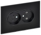 фото Розетка двухместная без заземления  IEK SK-R20-10-K02 в Санкт-Петербургe