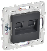 фото Розетка компьютерная IEK SK-K20-2-K48