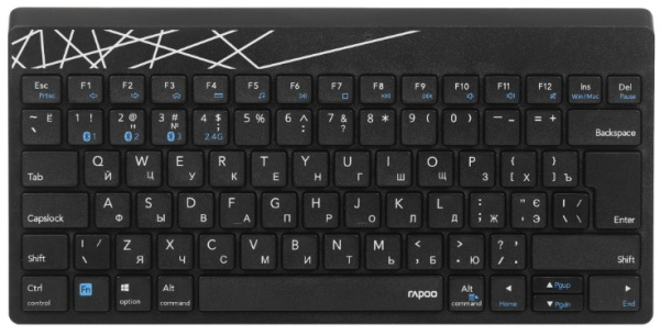 Изображение товара Беспроводная клавиатура Rapoo K8000M-BL с защитой от пролития жидкости